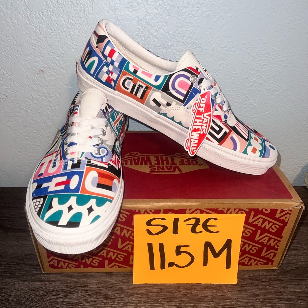 Vans Era Custom sz 11.5 Men 13.0 Woman